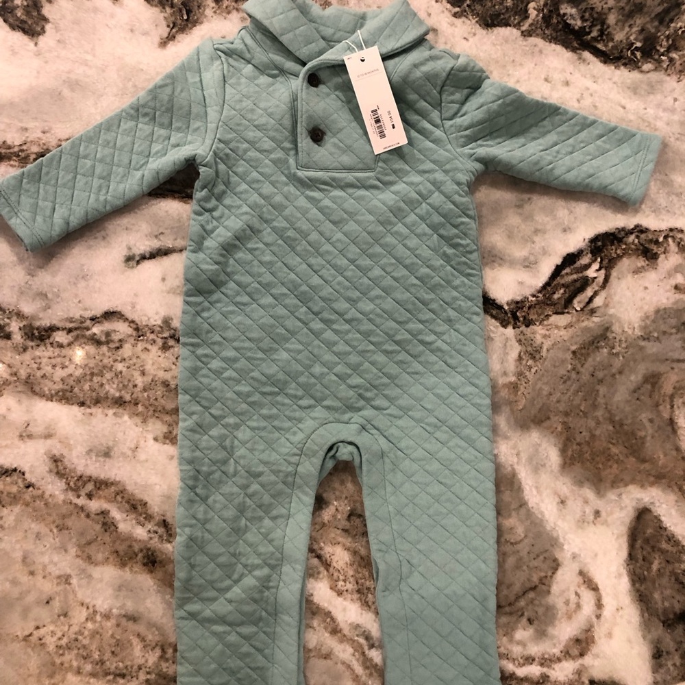 Janie and Jack
Shawl collar quilted one piece